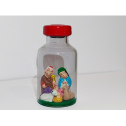 Minicuna en una botella