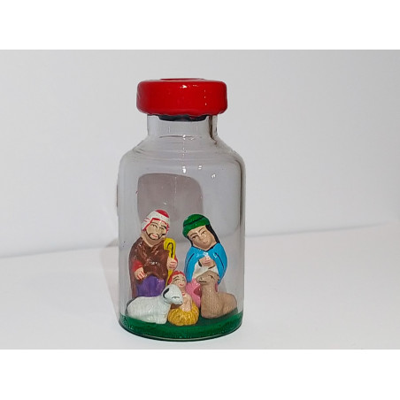 Minicuna en una botella