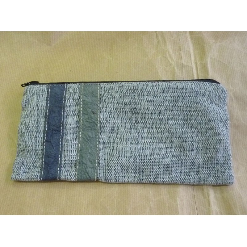 Estuche azul con 2 cintas algodón/papel Estuche azul con 2 cintas algodón/papel