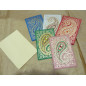 Set de 5 tarjetas de Navidad, hechas a mano