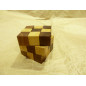 Puzzle, cubo de madera