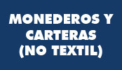 Monederos, carteras (No Textil)